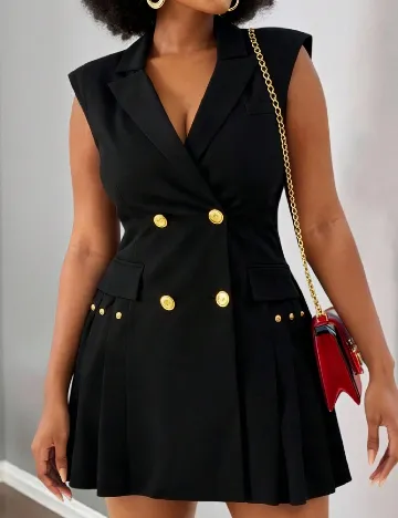 Rochie scurta SHEIN CURVE, negru