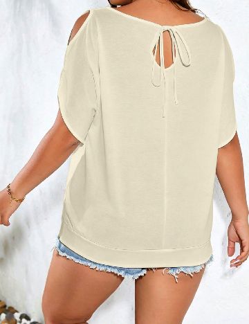 Bluza SHEIN CURVE, crem