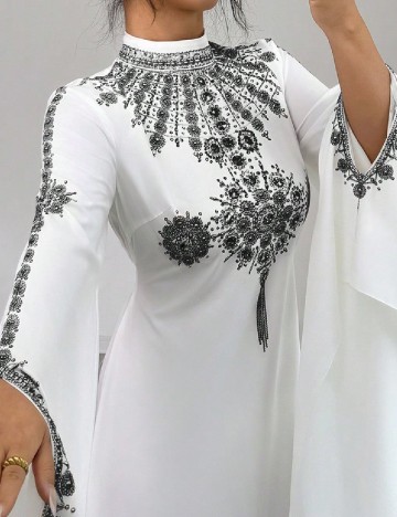 Rochie lunga SHEIN, alb