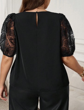 Bluza SHEIN CURVE, negru