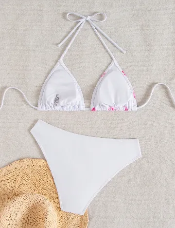 Costum de baie SHEIN, alb