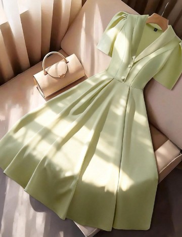 Rochie medie SHEIN, verde