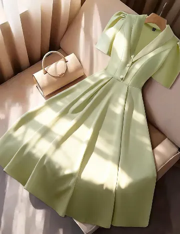 Rochie medie SHEIN, verde