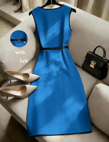 Rochie lunga SHEIN, albastru