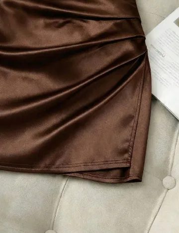 Rochie scurta SHEIN, maro