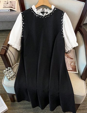 Rochie medie SHEIN CURVE, negru