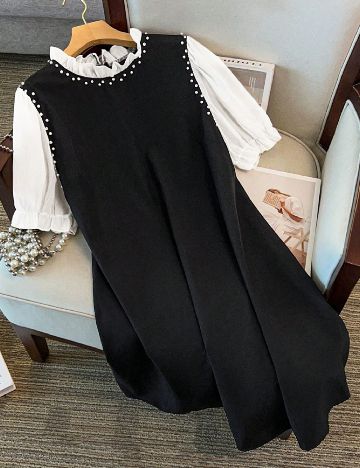Rochie medie SHEIN CURVE, negru