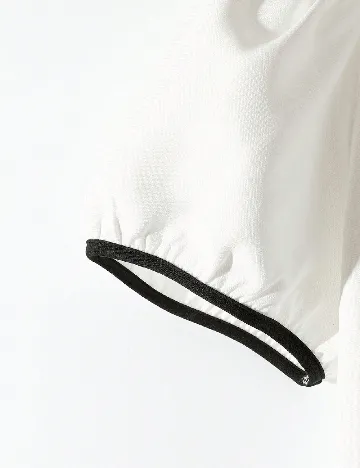 Bluza SHEIN, alb/negru