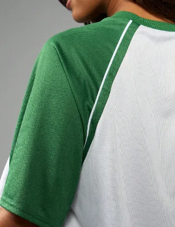Tricou Missguided, alb/verde