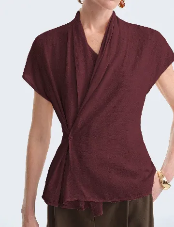 Bluza SHEIN, grena