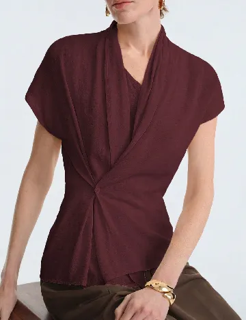 Bluza SHEIN, grena
