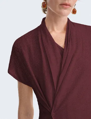 Bluza SHEIN, grena