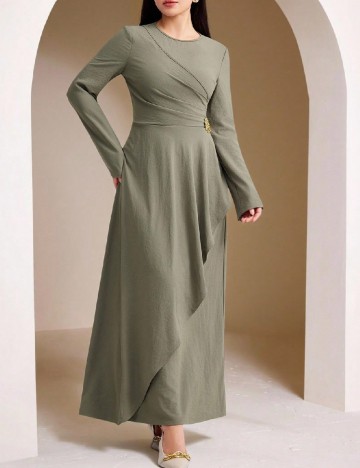 Rochie lunga SHEIN, verde