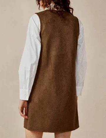 Rochie scurta SHEIN, maro