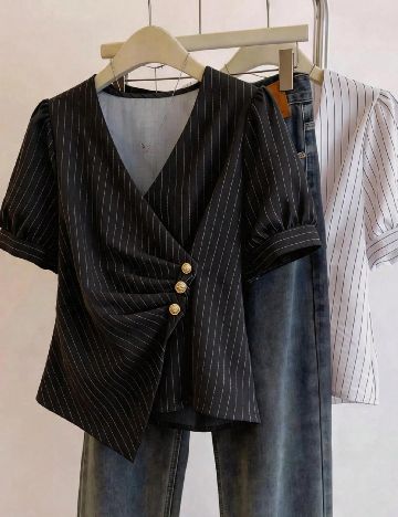 Bluza SHEIN CURVE, negru