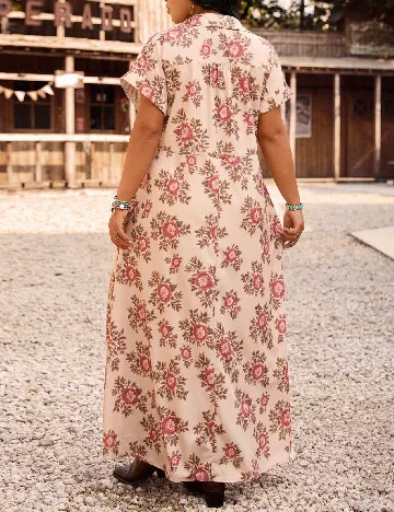 Rochie lunga SHEIN CURVE, crem