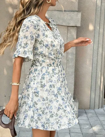 Rochie scurta SHEIN, floral print