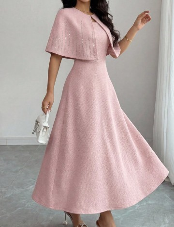 Rochie lunga SHEIN, roz