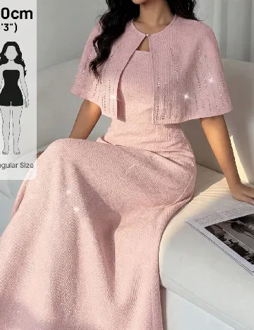 Rochie lunga SHEIN, roz