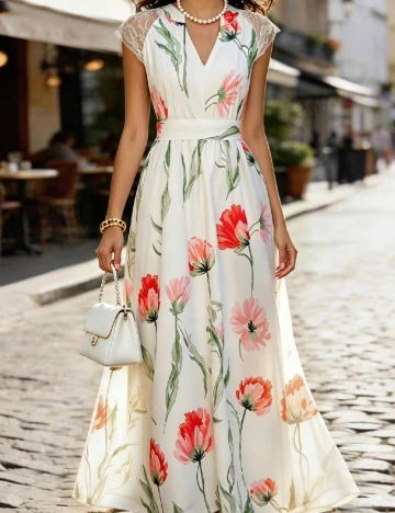 Rochie lunga SHEIN, alb