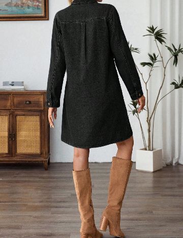 Rochie scurta Emery Rose, negru