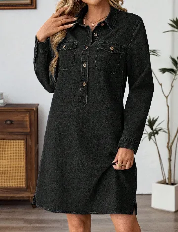 Rochie scurta Emery Rose, negru