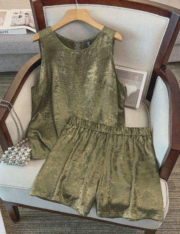 Compleu SHEIN CURVE, verde