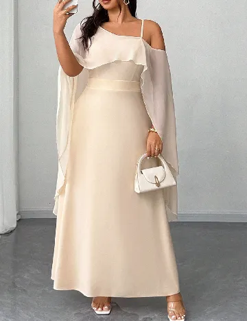 Rochie lunga SHEIN CURVE, bej