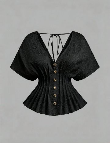 Bluza SHEIN CURVE, negru