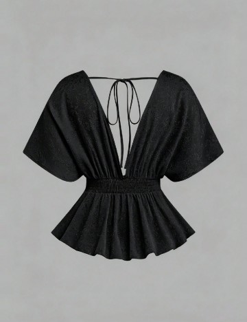 Bluza SHEIN CURVE, negru