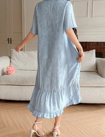 Rochie lunga Dazy, albastru