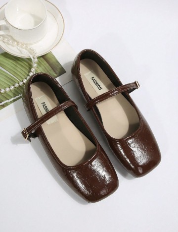 Pantofi SHEIN, maro