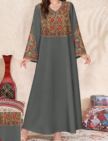 Rochie lunga SHEIN, gri