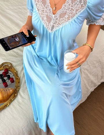 Rochie de noapte SHEIN, albastru