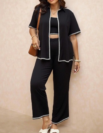 Compleu SHEIN CURVE, negru