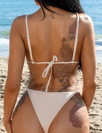 Costum de baie SHEIN, bej