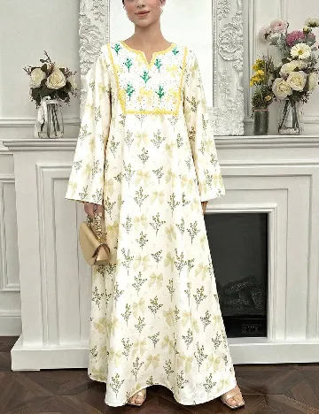 Rochie lunga SHEIN, ecru