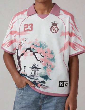 Tricou Shein Kids, alb