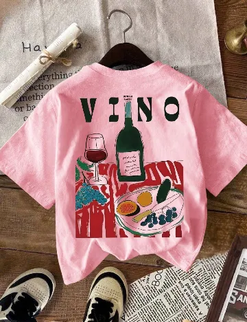 Tricou SHEIN, roz