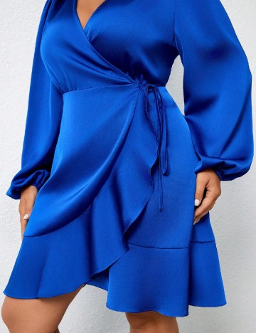 Rochie scurta SHEIN CURVE, albastru