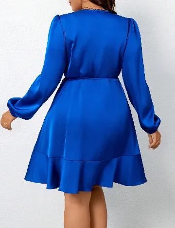 Rochie scurta SHEIN CURVE, albastru
