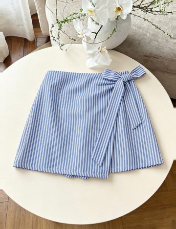 Fusta pantalon SHEIN, albastru