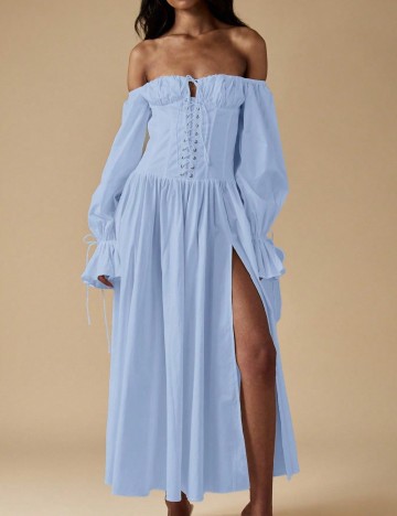 Rochie lunga Missguided, albastru
