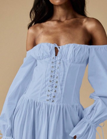 Rochie lunga Missguided, albastru