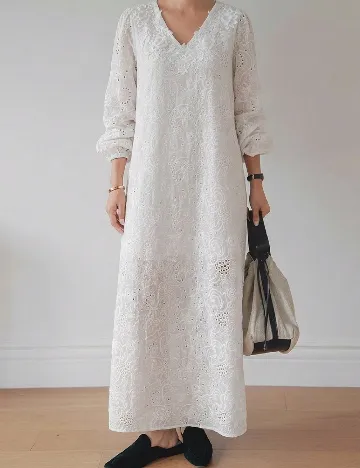 Rochie lunga SHEIN, alb