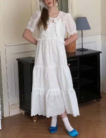 Rochie Dazy Kids, alb