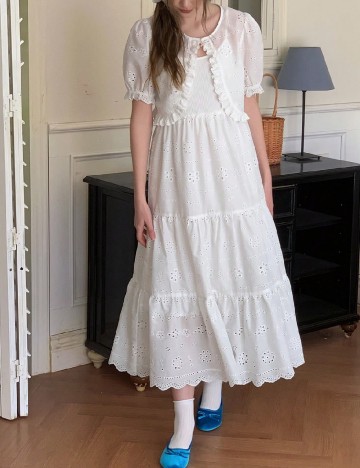 Rochie Dazy Kids, alb