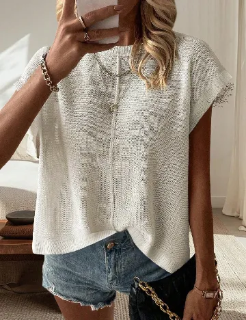 Bluza SHEIN, ecru