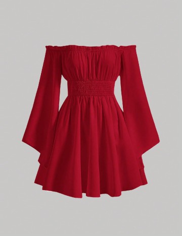 Rochie scurta SHEIN, rosu