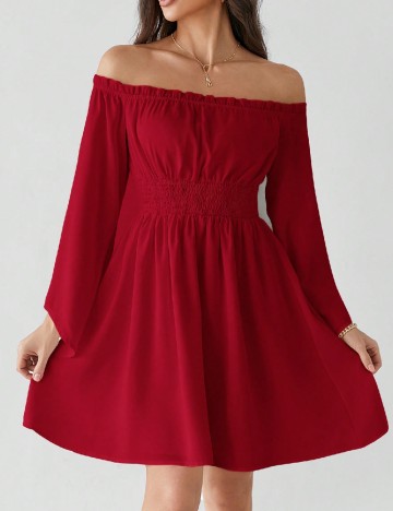 Rochie scurta SHEIN, rosu